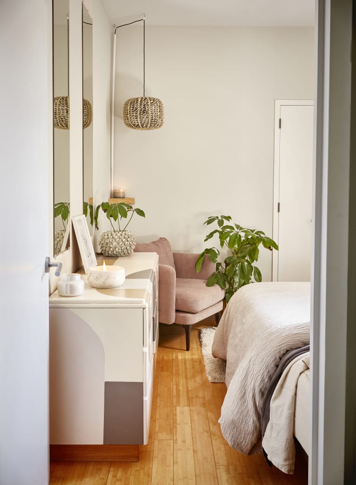 Here's Why a Dresser Is the Perfect Spot for a Painted Mural Apartment Therapy